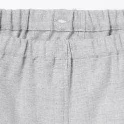 Outlet Muji Pijama de franela sin costuras laterales para hombre