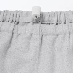 Outlet Muji Pijama de franela sin costuras laterales para hombre