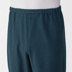 Outlet Muji Pijama de franela sin costuras laterales para hombre