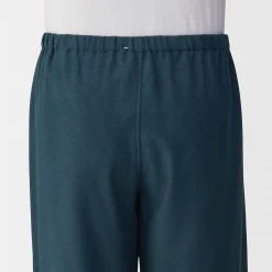 Outlet Muji Pijama de franela sin costuras laterales para hombre