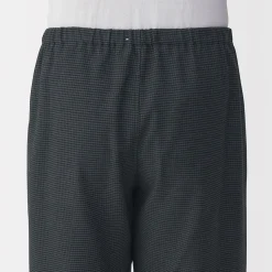 Outlet Muji Pijama de franela sin costuras laterales para hombre