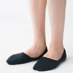Online Muji Pinkies finos con talón antideslizante