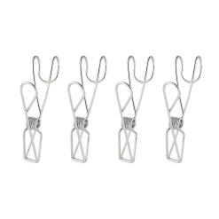 Best Muji Pinza de aluminio con gancho ‐ 4 unidades