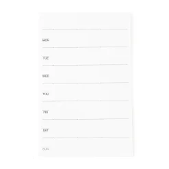 New Muji Planificador semanal con notas adhesivas
