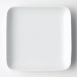 Outlet Muji Plato cuadrado de porcelana Hakuji