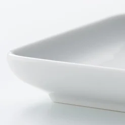 Outlet Muji Plato cuadrado de porcelana Hakuji