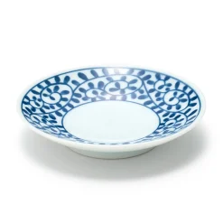 Online Muji Plato de porcelana de Hasami ‐ Patrón arabesco