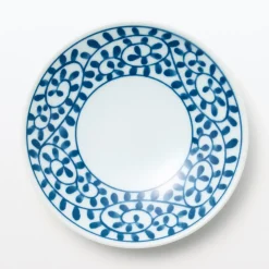 Online Muji Plato de porcelana de Hasami ‐ Patrón arabesco