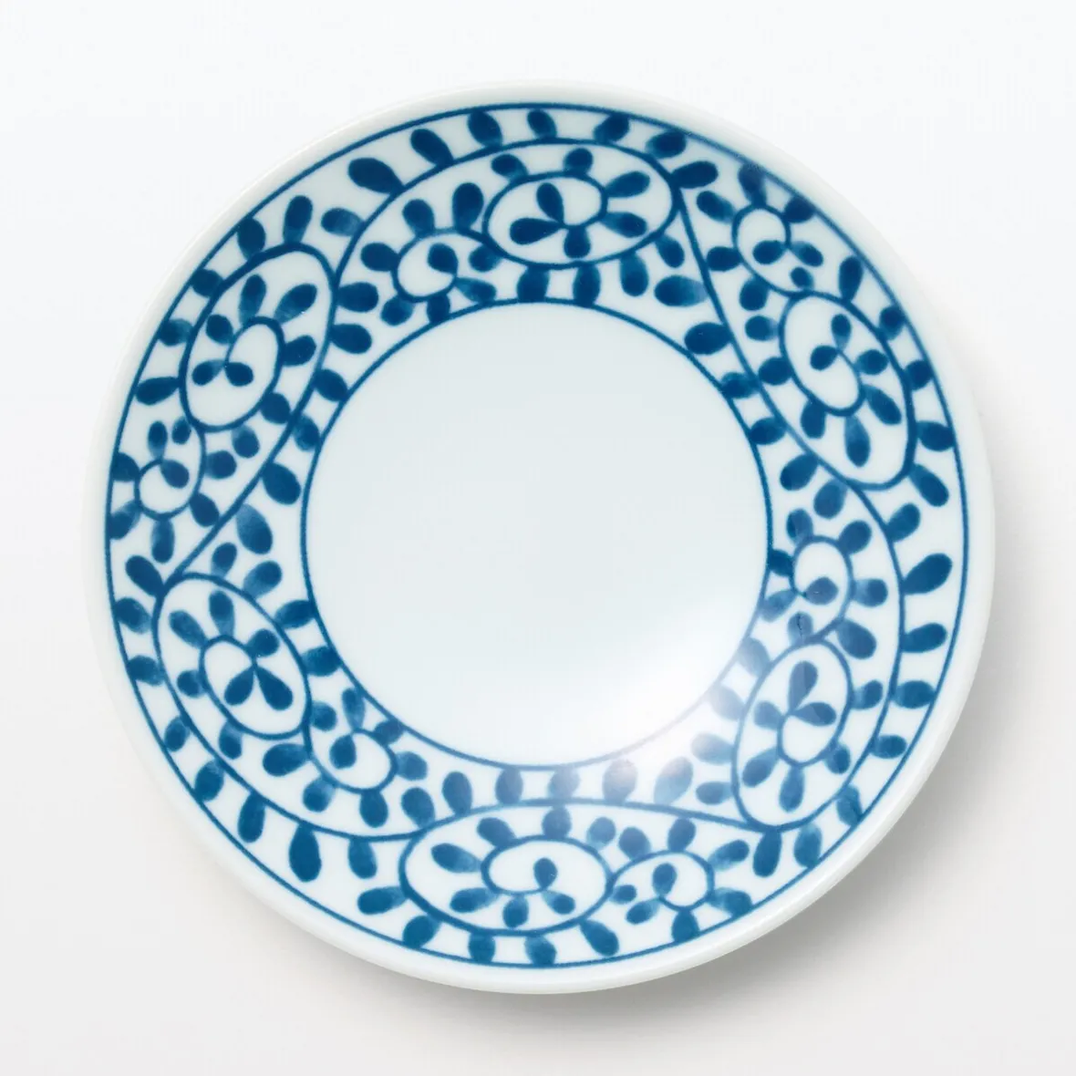 Online Muji Plato de porcelana de Hasami ‐ Patrón arabesco