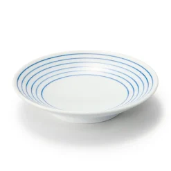 New Muji Plato de porcelana Hasami Ware - Patrón de rayas, Pequeño
