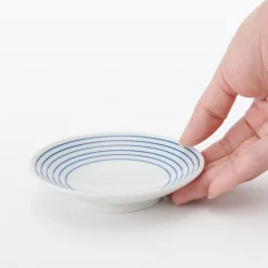 New Muji Plato de porcelana Hasami Ware - Patrón de rayas, Pequeño