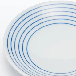 New Muji Plato de porcelana Hasami Ware - Patrón de rayas, Pequeño