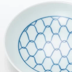 Sale Muji Plato de porcelana Hasami Ware ‐ Patrón de malla, Pequeño