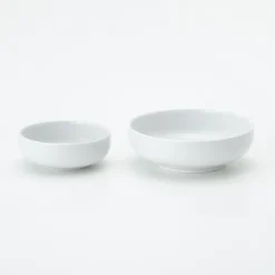 Hot Muji Plato de tazón hecho de porcelana Hakuji
