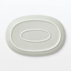 Sale Muji Plato Ovalado para la Vajilla Diaria S