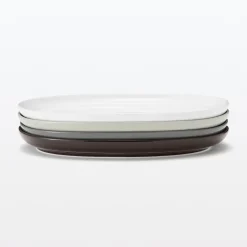 Sale Muji Plato Ovalado para la Vajilla Diaria S
