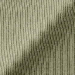 Outlet Muji Polo acanalado en mezcla de algodón para hombre