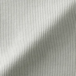 Outlet Muji Polo acanalado en mezcla de algodón para hombre