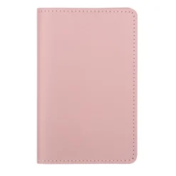 New Muji Porta pasaportes de cuero reciclado - Rosa