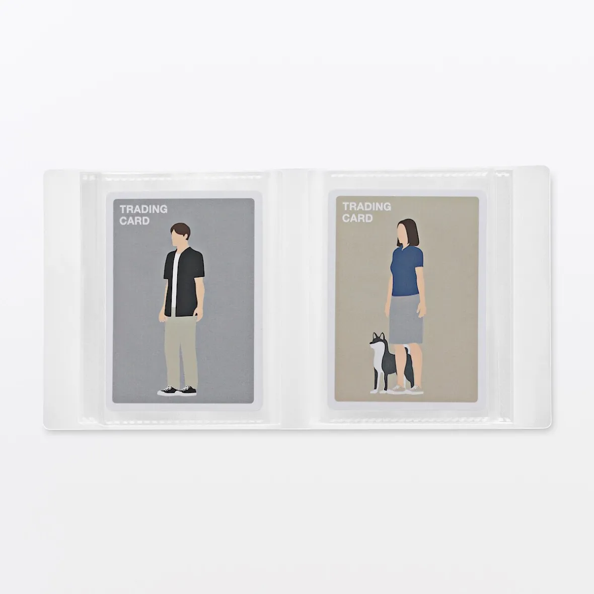 New Muji Porta tarjetas de PP con 60 bolsillos