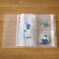Hot Muji Portatarjetas de bolsillo compacto con deslizador