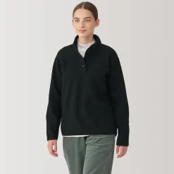 Online Muji Pulóver de forro polar de poliéster reciclable