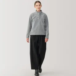 Online Muji Pulóver de forro polar de poliéster reciclable