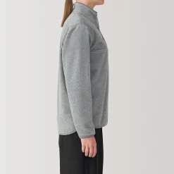 Online Muji Pulóver de forro polar de poliéster reciclable