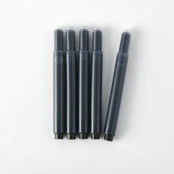 Discount Muji Recargas de cartucho de tinta para pluma estilográfica ‐ negro, pack de 5