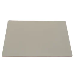 Online Muji Salvamanteles de cuero reciclado - rectangular,Gris Ceniza