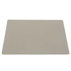 Online Muji Salvamanteles de cuero reciclado - rectangular,Gris Ceniza