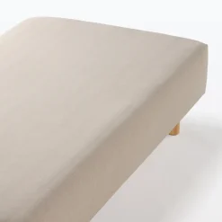 Muji Sábana bajera ajustable de algodón jersey ‐ D