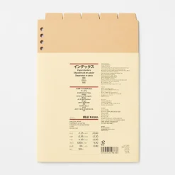Muji Separadores de craft A5