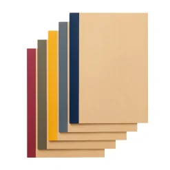 Outlet Muji Set de 5 cuadernos en papel de árboles de plantación (B5)