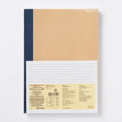 Outlet Muji Set de 5 cuadernos en papel de árboles de plantación (B5)
