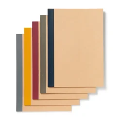 Outlet Muji Set de 5 cuadernos en papel de árboles de plantación (B5)