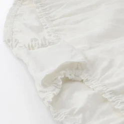 Outlet Muji Short balloon de doble gasa con puntos dobby para mujer