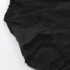 Outlet Muji Short balloon de doble gasa con puntos dobby para mujer