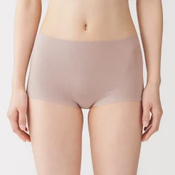 Online Muji Shorts acanalados Soft Touch cómodos para mujer