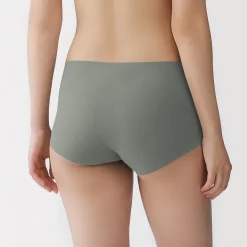 Online Muji Shorts acanalados Soft Touch cómodos para mujer