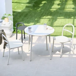 New Muji Silla de aluminio - Gris claro