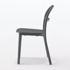 Online Muji Silla de aluminio - Gris oscuro
