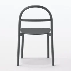 Online Muji Silla de aluminio - Gris oscuro