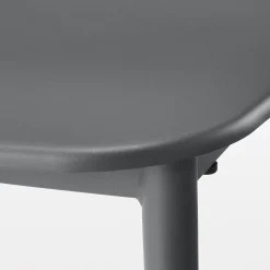 Online Muji Silla de aluminio - Gris oscuro