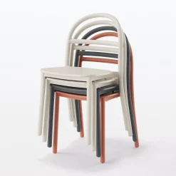 Online Muji Silla de aluminio - Gris oscuro