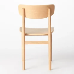 Online Muji Silla de roble de diseño arqueado