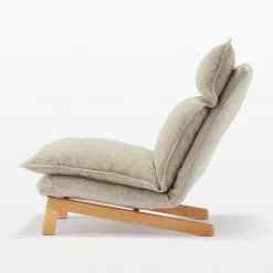 Best Muji Silla reclinable de respaldo alto – Beige