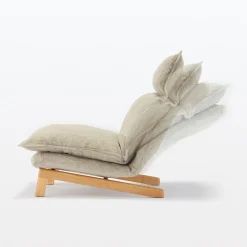 Best Muji Silla reclinable de respaldo alto – Beige