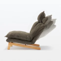 Best Muji Silla reclinable de respaldo alto – Marrón
