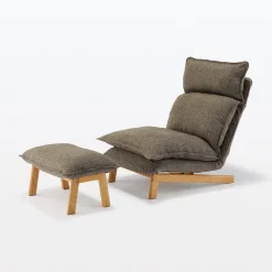 Best Muji Silla reclinable de respaldo alto – Marrón